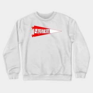 Austria Flag Pennant Crewneck Sweatshirt